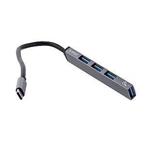 ORICO HUB USB-C 4XUSB-A 3.1 GEN1, 5Gb/s, aliuminis