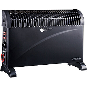 Mesko Convector Heater with Timer and Turbo Fan  MS 7741b Convection Heater, 2000 W, Number of power levels 3, Black