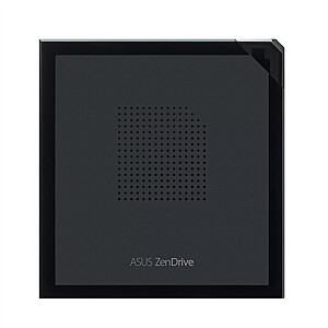 Asus ZenDrive V1M DVD įrašymo įrenginys (SDRW-08V1M-U) sąsaja USB Type-C, DVD±RW, CD skaitymo greitis 24 x, CD įrašymo greitis 24 x, juodas