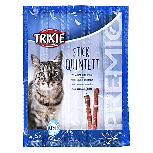 SNACKI Premio STICKS LAŠIŠA / UPĖTAKAI, 5 × 5 g