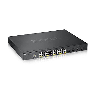 Zyxel XGS1930-28HP valdomas L3 Gigabit Ethernet (10/100/1000) Maitinimas per Ethernet (PoE), черный