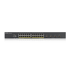 Zyxel XGS1930-28HP valdomas L3 Gigabit Ethernet (10/100/1000) Maitinimas per Ethernet (PoE), черный