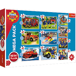 TREFL FIREMAN SAM Пазл 10in1 Firefighter Sems