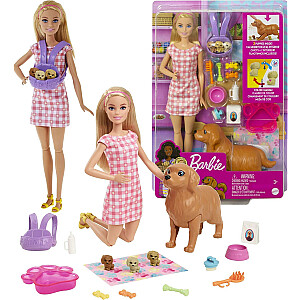 Кукла Barbie Mattel - рождение щенков (HCK75)