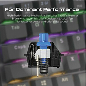VERTUX Tactical Mechaninė gaming RGB klaviatūra
