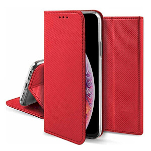 „Fusion Magnet Case“ knygos dėklas, skirtas Samsung A505 / A307 / A507 Galaxy A50 / A30s / A50s raudonas