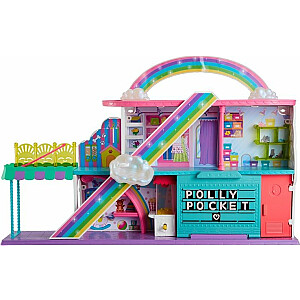 Polly Pocket 3 lygių prekybos centras HHX78 Rainbow