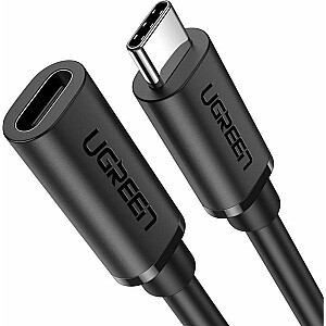 USB kabelis Ugreen USB-C į USB-C 1 m Black (UGR985BLK)