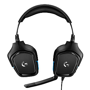 „Logitech G G432“ laidinės žaidimų ausinės su 7.1 erdviniu garsu