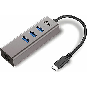 Hub USB I-TEC 1x RJ-45 + 3x USB-A 3.0 (C31METALG3HUB)
