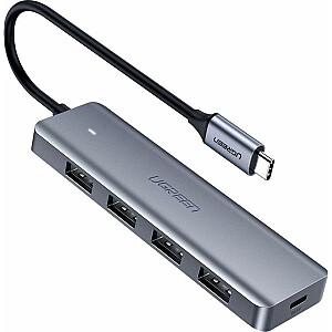 USB šakotuvas Ugreen 1x microUSB + 4x USB-A 3.0 (UGR293)