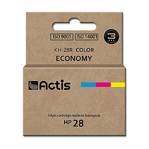 ACTIS KH-28R rašalas (pakaitinis HP 28 C8728A; standartinis; 21 ml; spalvotas)