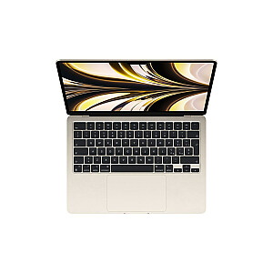 Nešiojamas kompiuteris Apple MacBook Air MacBookAir M2 nešiojamasis kompiuteris 34,5 cm (13,6 colio) Apple M 8 GB 256 GB SSD Wi-Fi 6 (802.11ax) macOS Monterey Beige