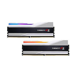 G.Skill Trident Z5 RGB 32 GB, DDR5, 5600 MHz, kompiuteris / serveris, registracijos Nr., ECC Nr., sidabrinis, 2x16 GB