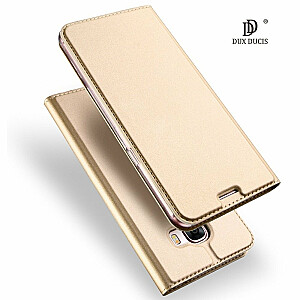 Dux Ducis Premium Magnet Case telefono dėklas, skirtas Apple iPhone 7 / 8 / SE 2020 Gold