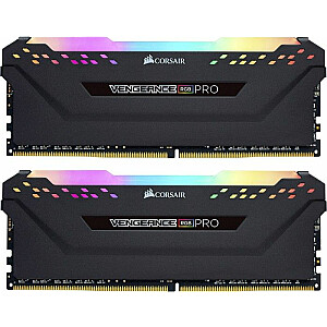 Corsair Vengeance RGB PRO DDR4 16GB 3600MHz CL16 atmintis (CMW16GX4M2D3600C16)