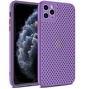 Fusion Breathe Case silikoninis dangtelis, skirtas Apple iPhone 12 Pro Max Purple
