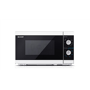 Sharp Microwave Oven with Grill YC-MG01E-W Free standing, 800 W, Grill, White