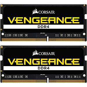 Corsair Vengeance SODIMM DDR4 16GB 3000MHz CL18 nešiojamojo kompiuterio atmintis (CMSX16GX4M2A3000C18)