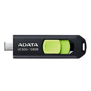 ADATA FLASHDRIVE UC300 128GB USB 3.2 BLACK-GREEN