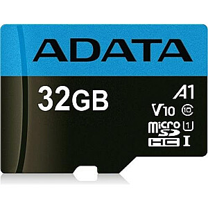 ADATA 32 GB MicroSDHC 10 klasės UHS-I atminties kortelė