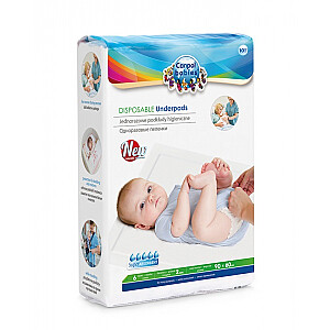 CANPOL BABIES одноразовые коврики 60x90см 10 шт. 78/002