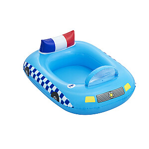 BESTWAY Funspeakers pripučiamas vaikiškas plaustas Police Car su garsu, 97cm x 74cm, 34153