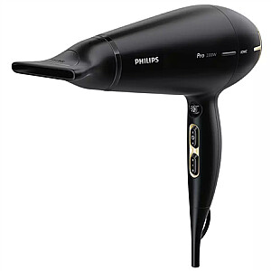 Philips plaukų džiovintuvas HPS920/00 Prestige Pro 2300 W, temperatūros nustatymų skaičius 3, joninė funkcija, juoda/auksinė