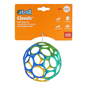 Классический мяч OBALL, синий/зеленый, 12288