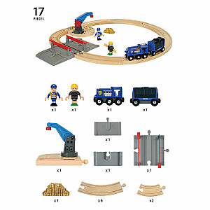 BRIO rinkinys Policijos transportas, 33812