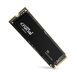 SSD CRUCIAL P3 2TB M.2 PCIE NVMe 3D NAND Write speed 3000 MBytes/sec Read speed 3500 MBytes/sec TBW 440 TB CT2000P3SSD8