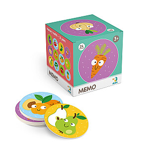 Мини-игра на память DODO, фрукты и овощи, 300156