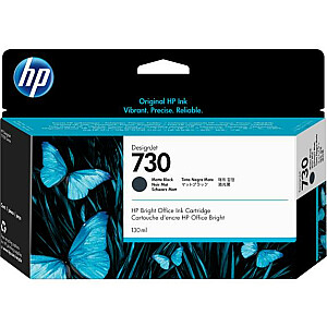 INK CARTRIDGE MATTE BLACK/NO.730 130ML P2V65A HP