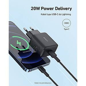 Įkroviklis AUEKY PA-R1 Swift Wall 1x USB-C Power Delivery 3,0 20W