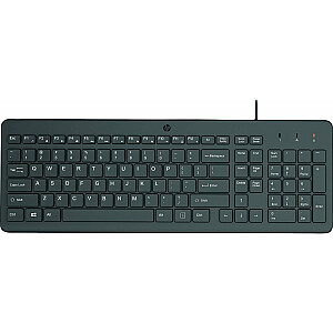 HP 150 laidinė klaviatūra, juoda JAV (664R5AA #ABB)