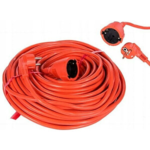 VERTEX PZO50M Prailginamasis laidas 50 m 3x2,5 mm Oranžinė