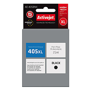 Activejet Ink AE-405BNX (pakeitimas, skirtas Epson 405XL C13T05H14010; Supreme; 21 ml; juodas)