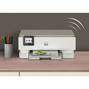 HP ENVY HP Inspire 7220e All-in-One spalvotas namų spausdintuvas, spausdinimas, kopijavimas, nuskaitymas, belaidis ryšys; HP+; HP Instant Ink suderinamas; Spausdinti iš telefono ar planšetinio kompiuterio; Dvipusis spausdinimas
