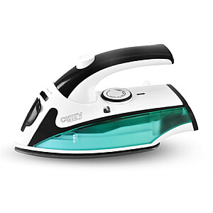 Camry CR 5024  White/green/black, 840 W, Steam Travel iron, Vertical steam function, Water tank capacity 40 ml