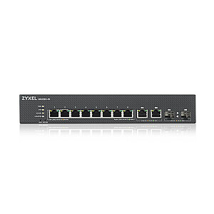 „Zyxel“ tinklo jungiklis GS2220-10-EU0101F valdomas L2 Gigabit Ethernet (10/100/1000) juodas