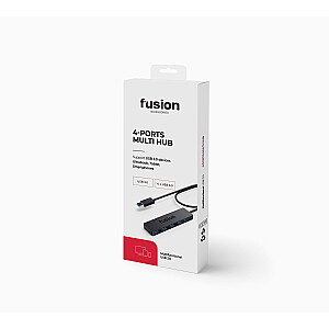 Fusion USB 3.0–4 x USB 3.0 5Gb/s Hub Black (EU Blister)
