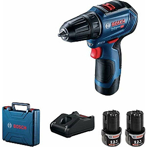 Gręžtuvas Bosch GSR 12V-30 12 V 2 akumuliatoriai 2 Ah (6019G9000)