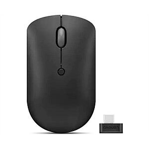 Lenovo Wireless Compact Mouse 400 Black, 2.4G Wireless per USB-C imtuvą