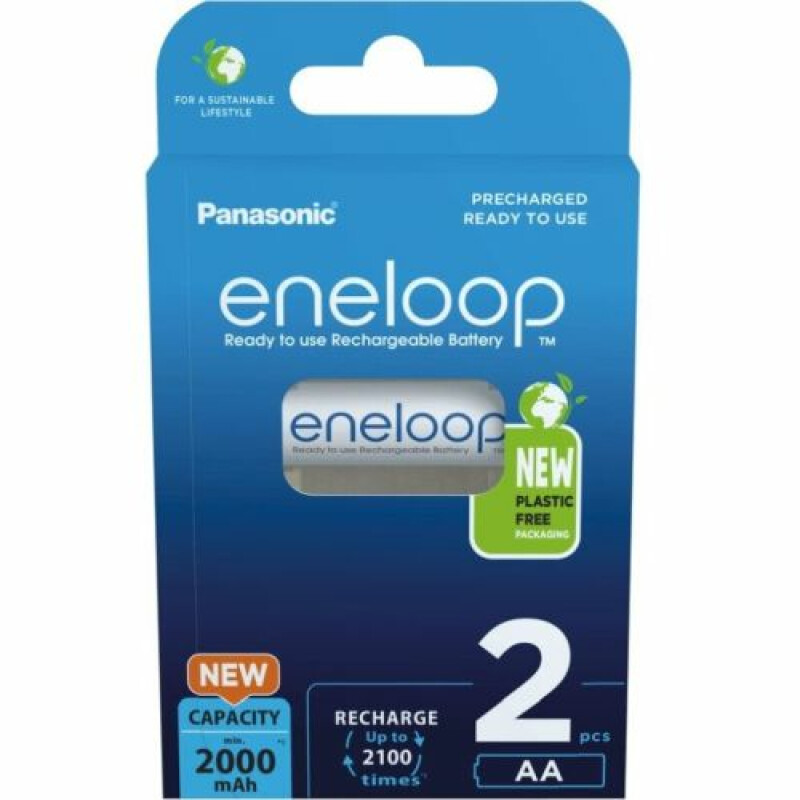 Eneloop Precharged HR6 2000MAH Blistera iepakojumā 2gb.