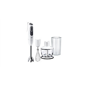 Braun Hand Blender MQ 3135 MultiQuick 3 Vario Hand Blender, 750 W, Number of speeds 11, Turbo mode, Chopper, White