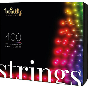 Išmani Kalėdų eglutės girlianda Strings 400 LED 32m