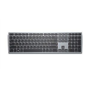 Dell Keyboard KB700 Wireless, RU, 2.4 GHz, Bluetooth 5.0, Titan Gray