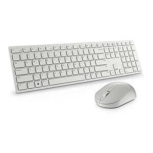 „Dell“ klaviatūra ir pelė KM5221W Pro Wireless, RU, 2,4 GHz, balta