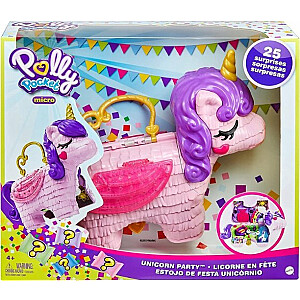 Veiksmo figūrėlė Mattel Polly Pocket Unicorn Party Game – GVL88