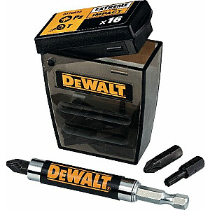 Dewalt 1/4" 16 dalių smūginių antgalių rinkinys